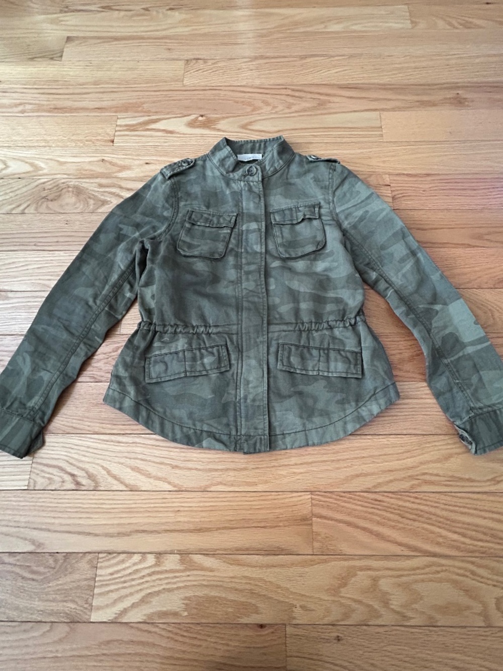 Ann Taylor Loft Camo Utility Jacket